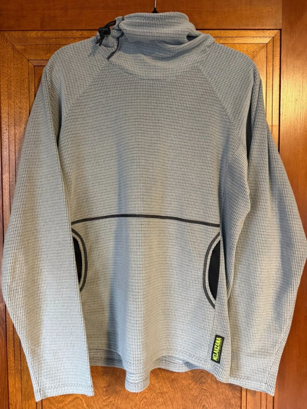 Melanzana V1 Micro Grid Hoodie Men’s Large Gray